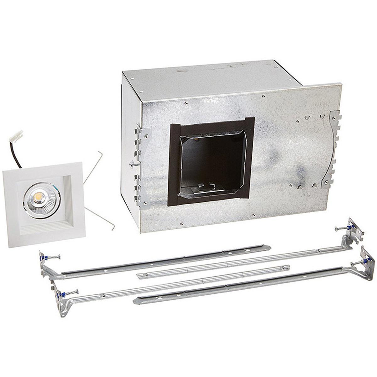 WAC Lighting MT-3LD111NA-W940WT Mini LED Multiple Spots LED White Recessed Lighting in Wide, 4000K
