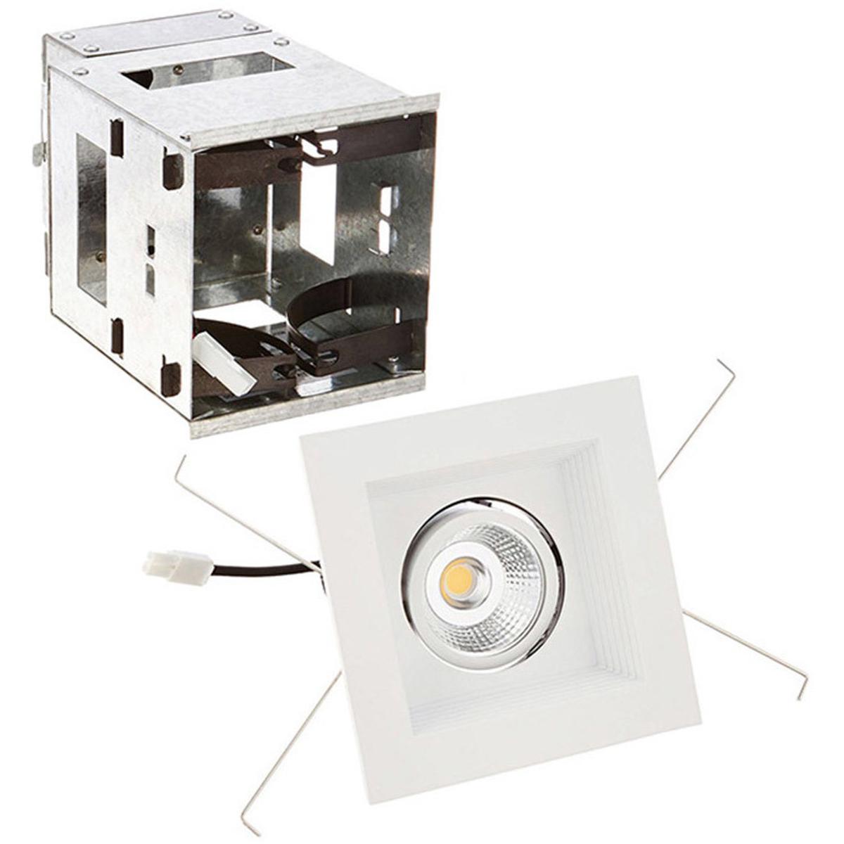 WAC Lighting MT-3LD111R-W940-WT Mini LED Multiple Spots LED White Recessed Lighting in Wide, 4000K