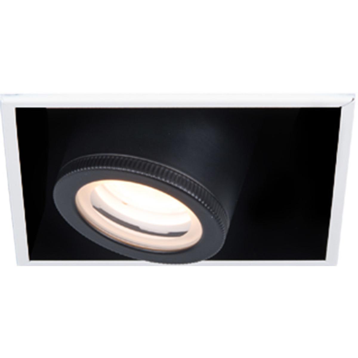 WAC Lighting MT-4110L-927-WTBK Silo Multiples LED White Black Recessed Lighting in 2700K, White/Black