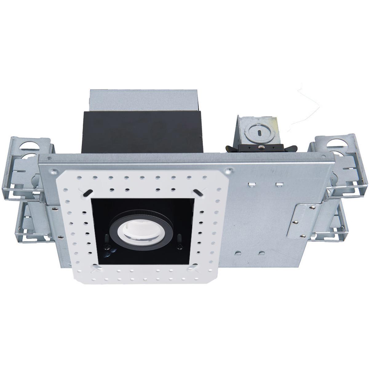 WAC Lighting MT-4115L-940-WTBK Silo Multiples LED White Black Recessed Lighting in 4000K, White/Black