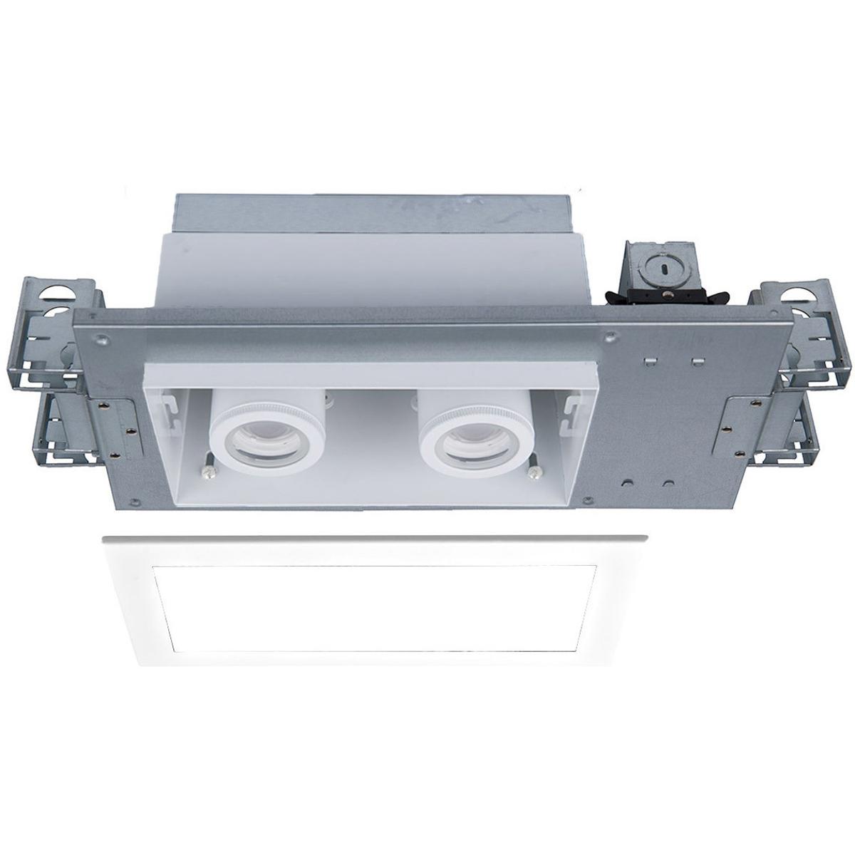 WAC Lighting MT4210T930WTWT Silo Multiples LED White White Multiple Recessed Trim in 3000K WhiteWhite WAC Lighting MT4210T930WTWT Silo Multiples LED White White Multiple Recessed Trim in 3000K WhiteWhite