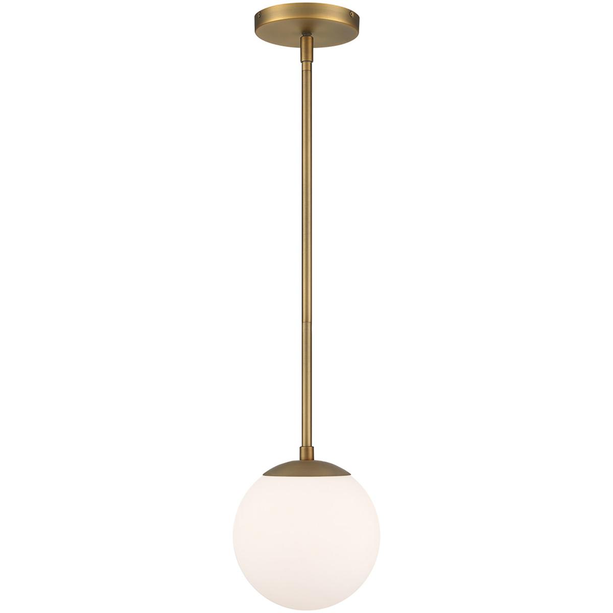 WAC Lighting PD-52307-35-AB Niveous LED 7 inch Aged Brass Pendant Ceiling Light in 3500K, dweLED