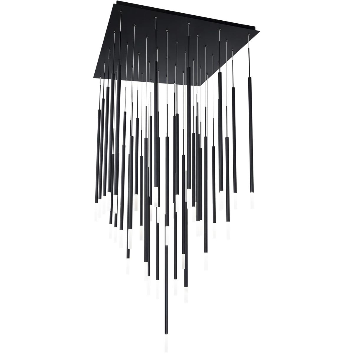 WAC Lighting PD-69441S-BK Viggo LED 26 inch Black Multi-Light Pendant Ceiling Light, dweLED