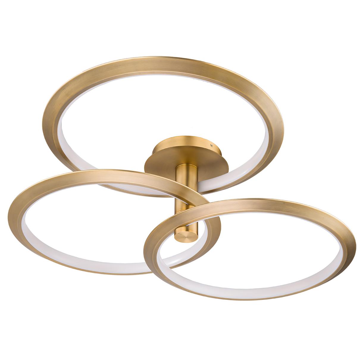 WAC Lighting PD-94940-AB Solaris LED 40 inch Aged Brass Pendant Ceiling Light, dweLED