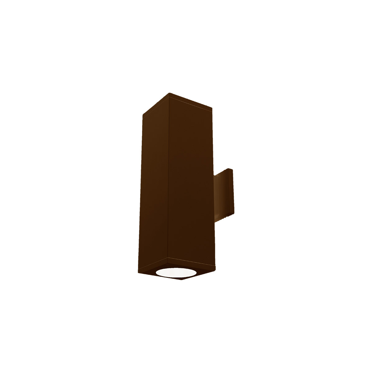 WAC Lighting DC-WE0622EMF930BBZ Cube Arch LED 5.5 inch Bronze Sconce Wall Light in Flood, 90, 3000K, Towards Wall