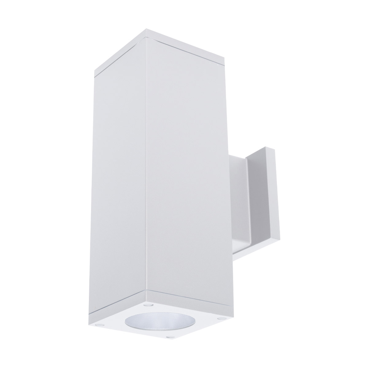 WAC Lighting DC-WE0622EMS840SWT Cube Arch LED 5.5 inch White Sconce Wall Light in Spot, 85, 4000K, Straight Up/Down