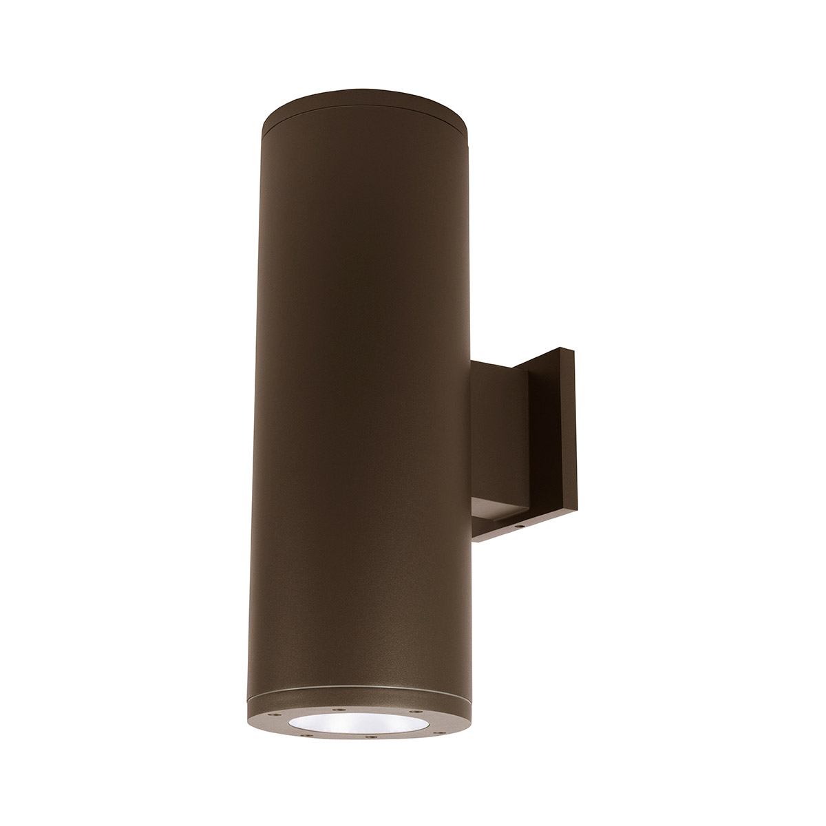 WAC Lighting DS-WE08EM-F30A-BZ Cube Arch LED 7.88 inch Bronze Sconce Wall Light in Flood, 85, 3000K, Away From Wall