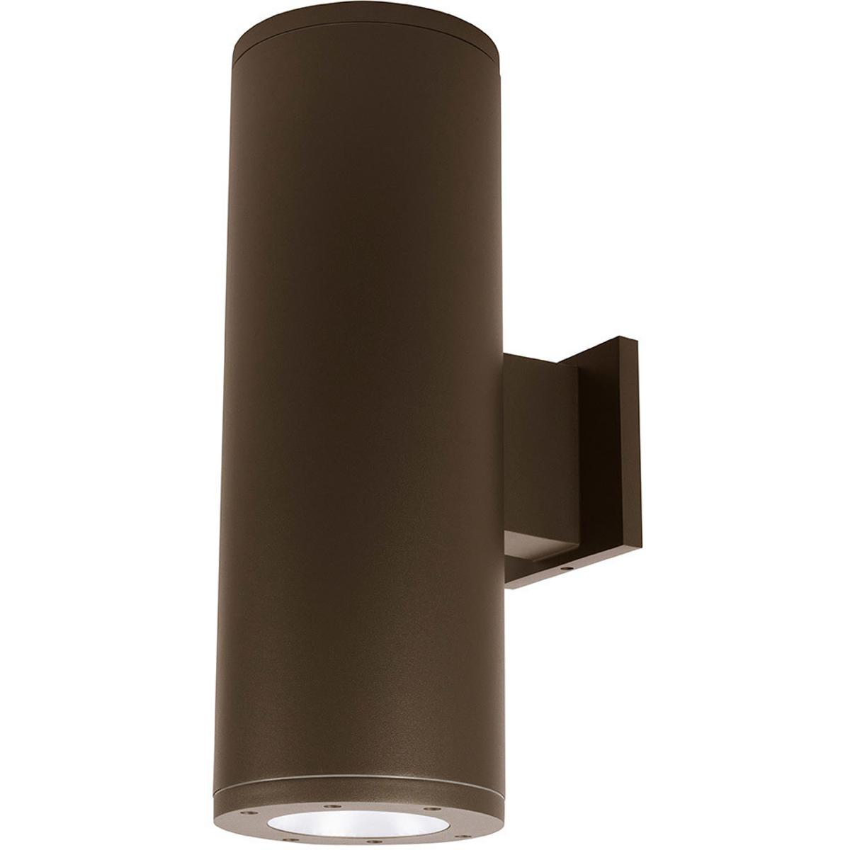 WAC Lighting DS-WE08-F27S-BZ Cube Arch LED 7.88 inch Bronze Sconce Wall Light in Flood, 85, 2700K, Straight Up/Down