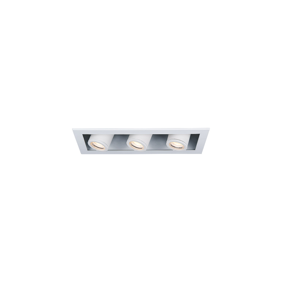 WAC Lighting MT-4410L-940-WTWT Silo Multiples LED White White Multiple Recessed Trim in 4000K, White/White