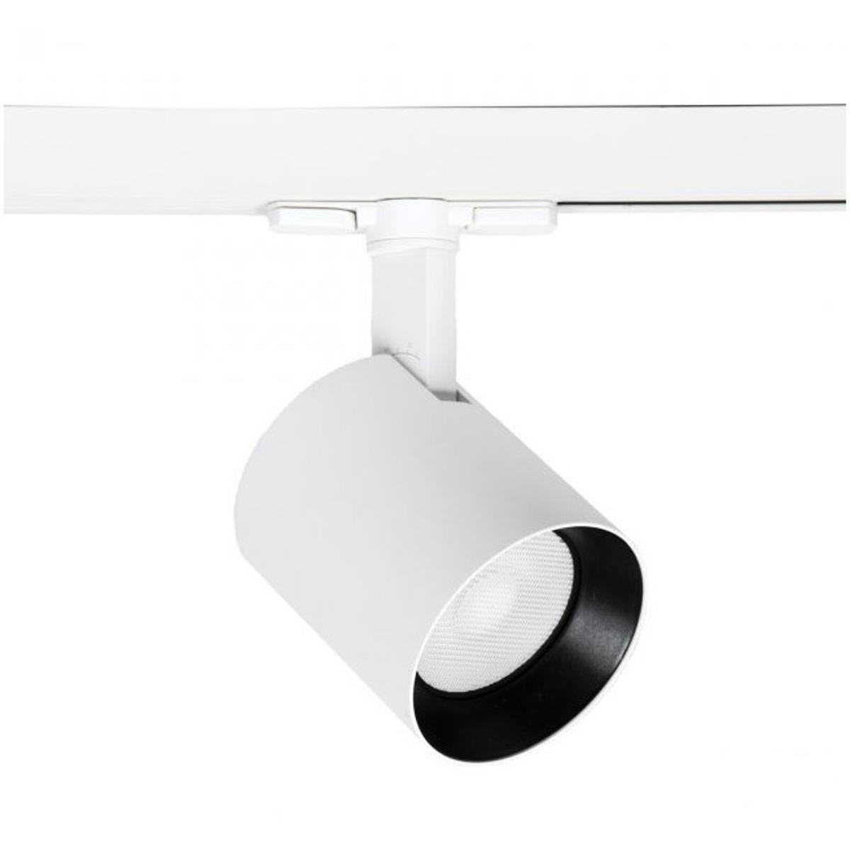 WAC Lighting WTK-6022A-840-WT Lucio 1 Light 120 White Track Head Ceiling Light in Asymmetrical, 85, 4000K