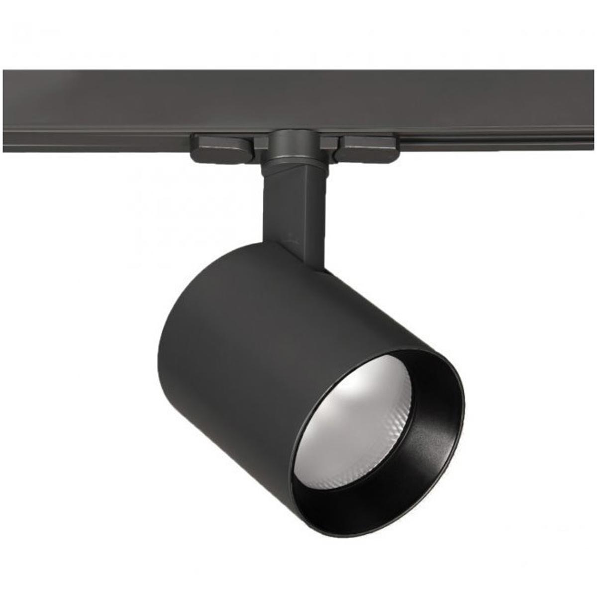 WAC Lighting WTK-6022N-930-BK Lucio 1 Light 120 Black Track Head Ceiling Light in Narrow, 90, 3000K