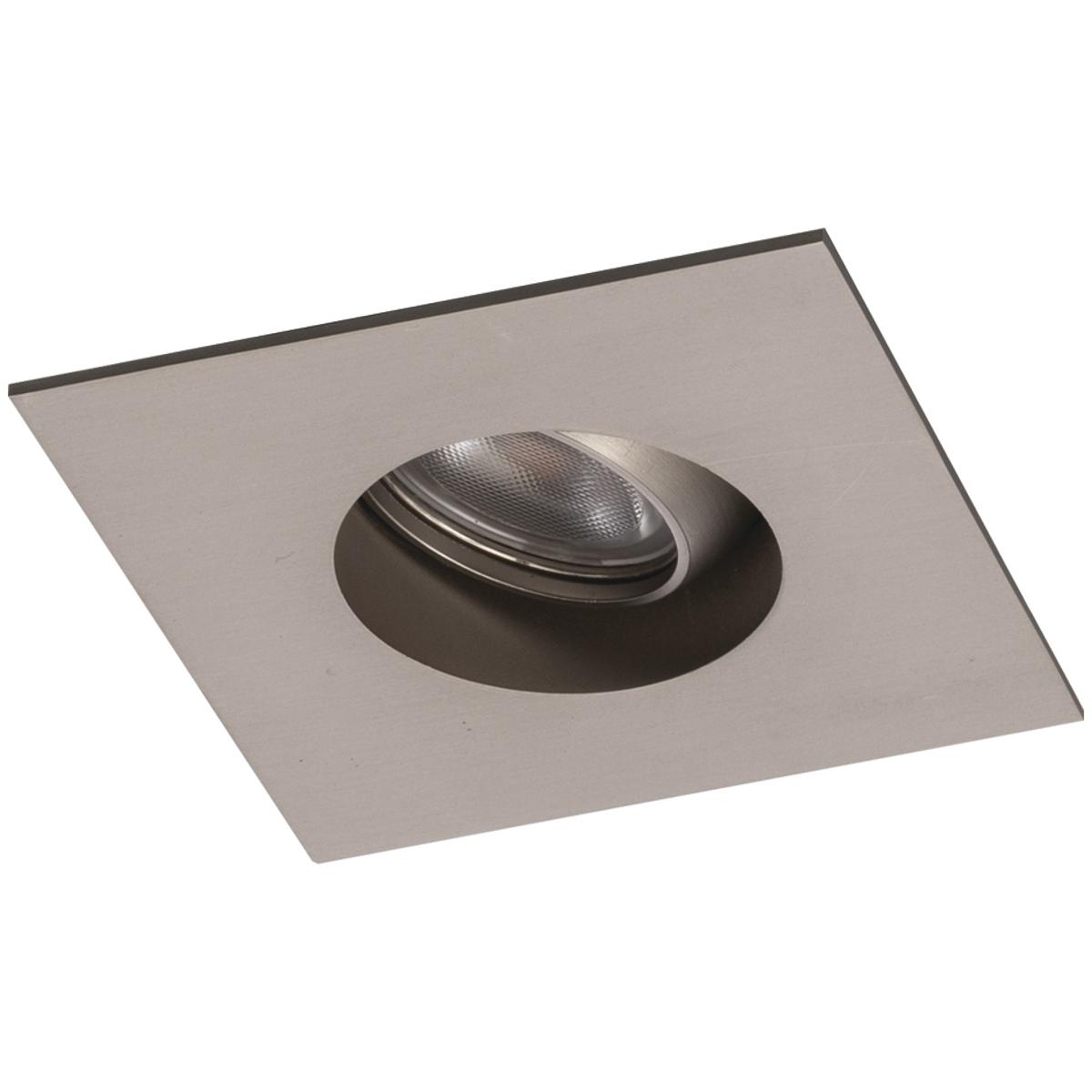 WAC Lighting R1BSA-08-F930-BN Ocularc LED Brushed Nickel Recessed Lighting in Flood, 3000K, Square