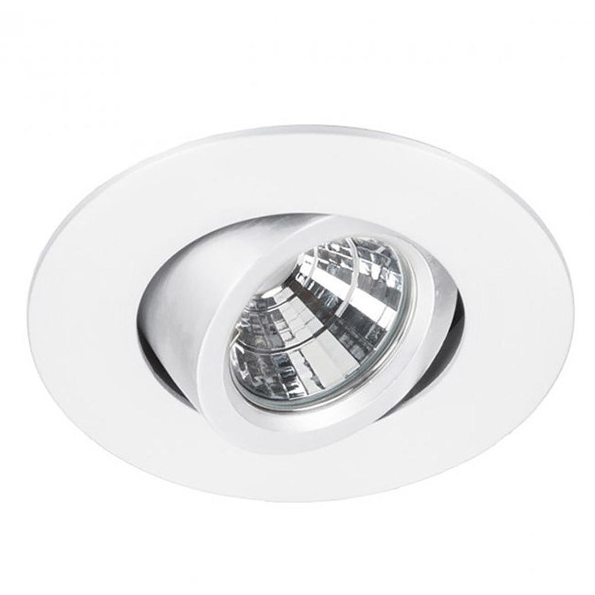 WAC Lighting R2BRA-S930-WT Ocularc LED White Recessed Lighting in Spot, 3000K