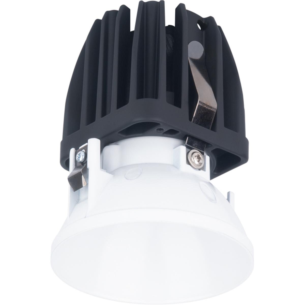WAC Lighting R2FRD1L-WD-WT FQ Integrated LED White Recessed Trim in 1800-3000K, 2" LED