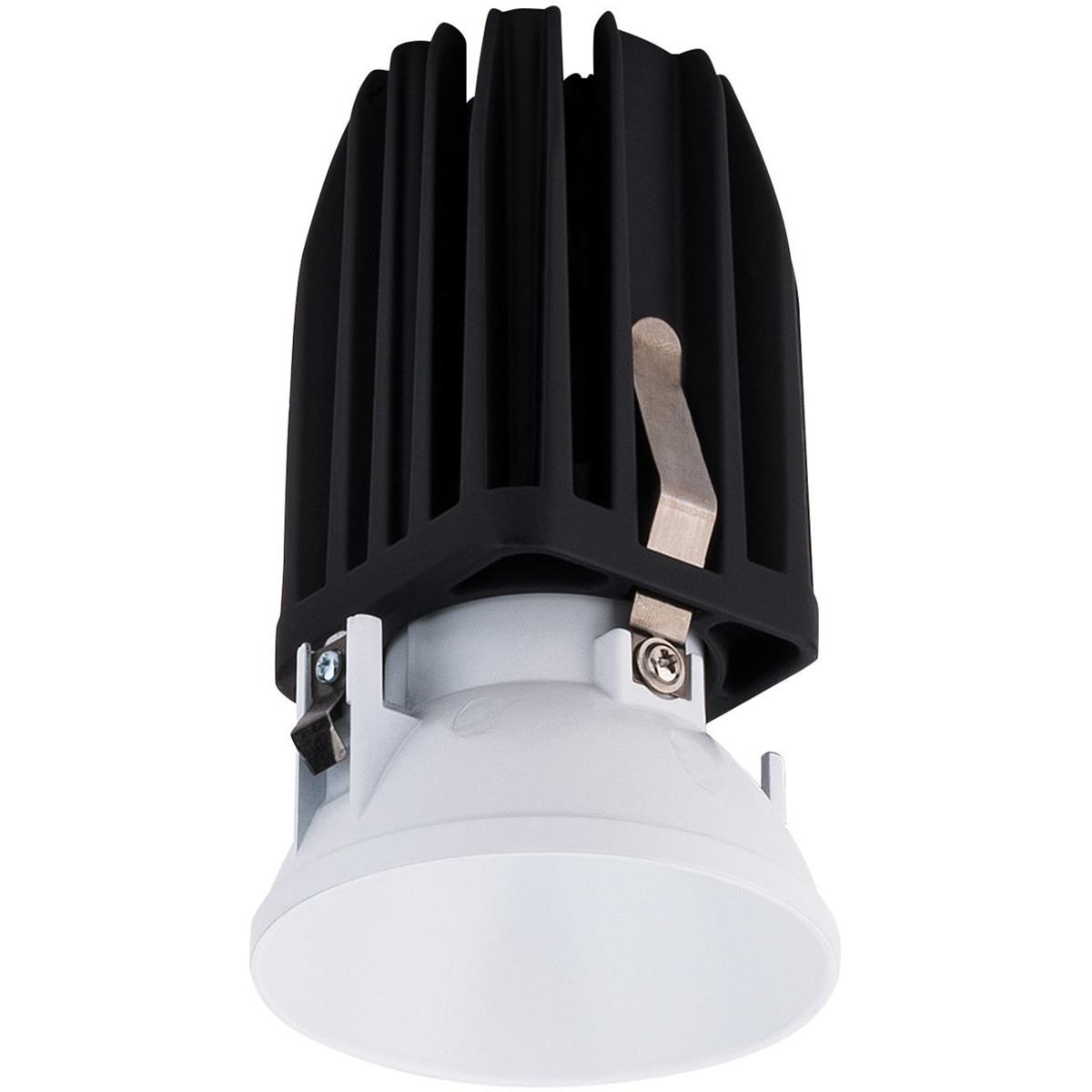 WAC Lighting R2FRDL-935-WT FQ Integrated LED White Recessed Trim in 3500K, 2" LED