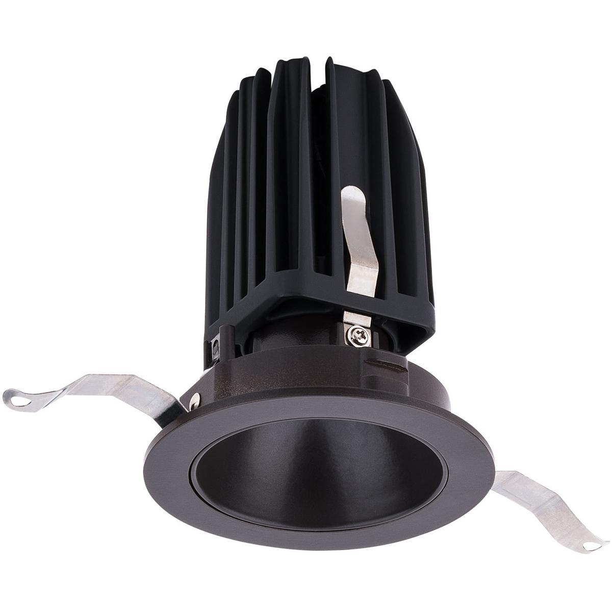 WAC Lighting R2FRDT-927-DB FQ Integrated LED Dark Bronze Recessed Trim in 2700K, 2" LED