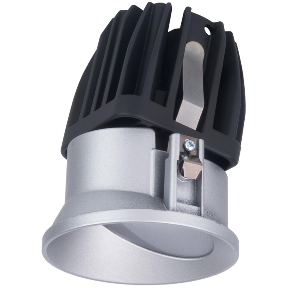 WAC Lighting R2FRW1L-WD-HZ FQ Integrated LED Haze Recessed Trim in 1800-3000K, 2" LED