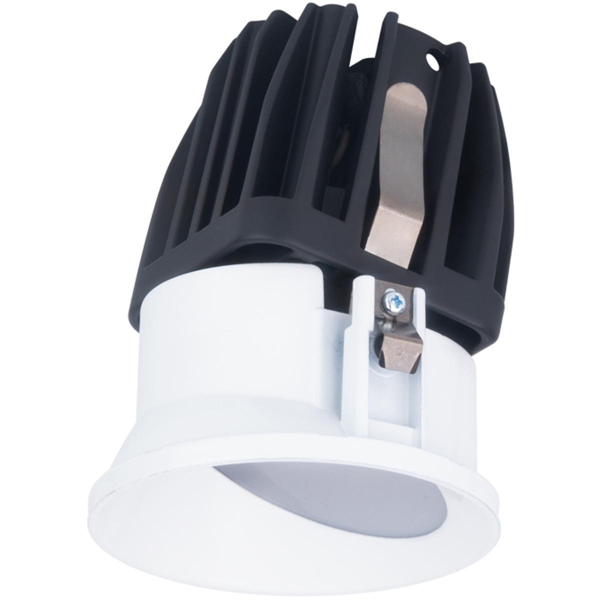WAC Lighting R2FRW1L-WD-WT FQ Integrated LED White Recessed Trim in 1800-3000K, 2" LED