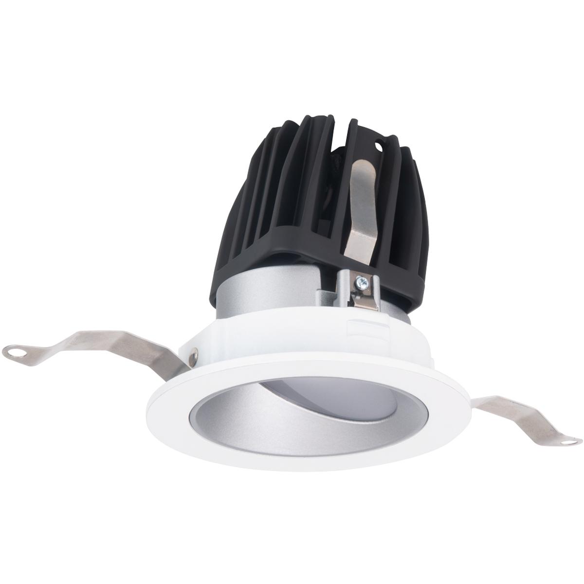 WAC Lighting R2FRW1T-WD-HZWT FQ Integrated LED Haze/White Recessed Trim in 1800-3000K, 2" LED
