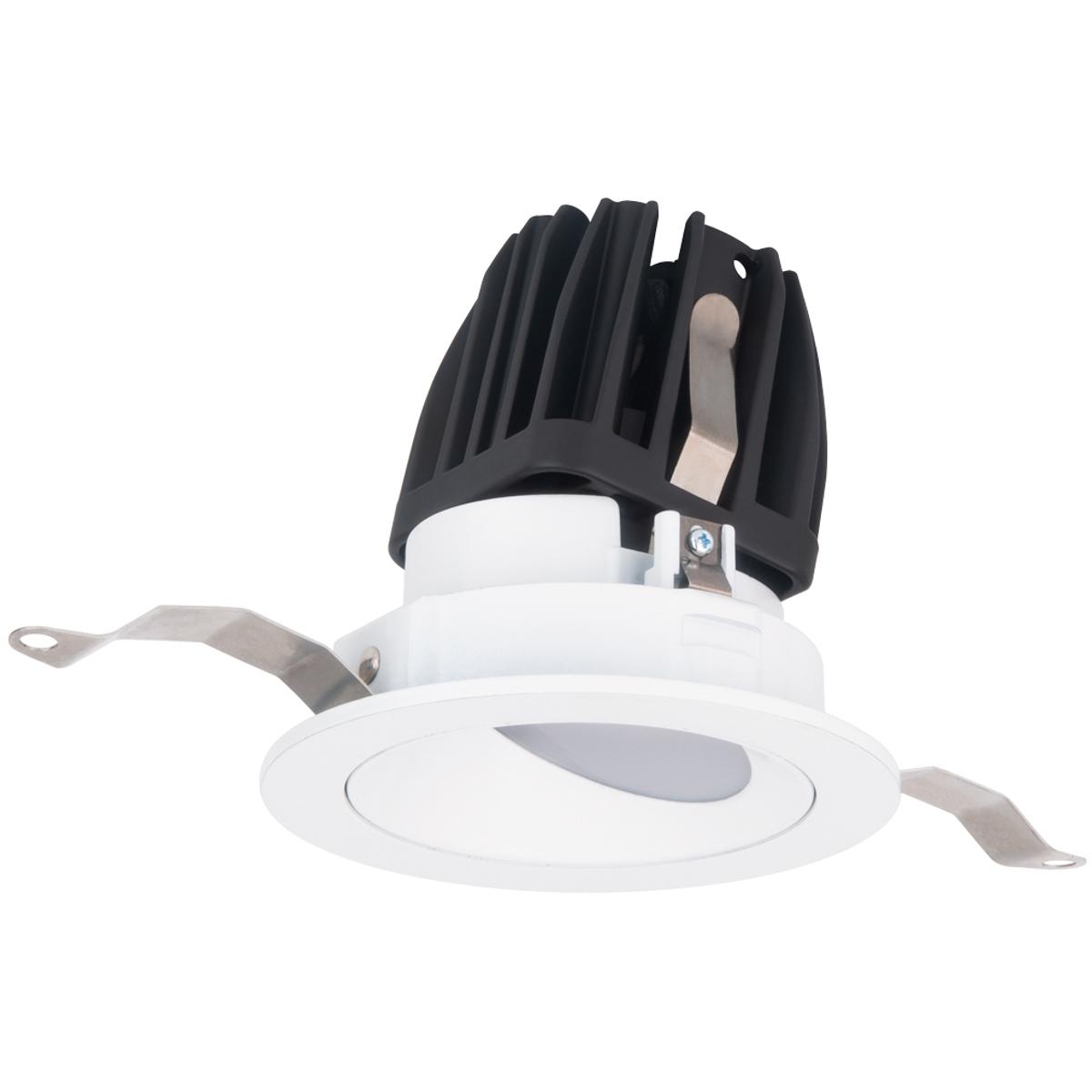 WAC Lighting R2FRW1T-WD-WT FQ Integrated LED White Recessed Trim in 1800-3000K, 2" LED