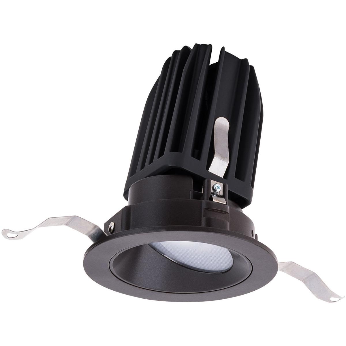 WAC Lighting R2FRWT-935-DB FQ Integrated LED Dark Bronze Recessed Trim in 3500K, 2" LED