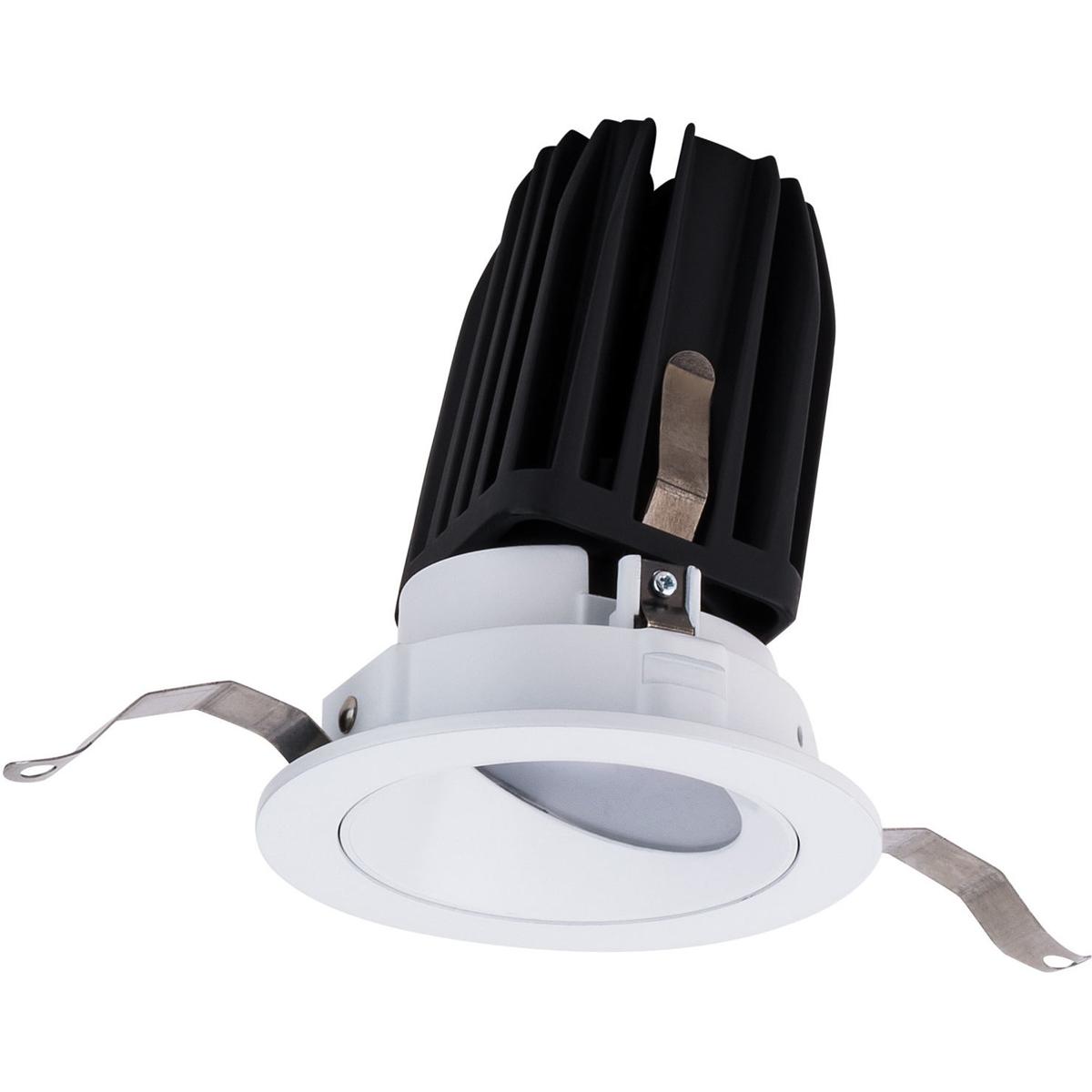WAC Lighting R2FRWT-935-WT FQ Integrated LED White Recessed Trim in 3500K, 2" LED