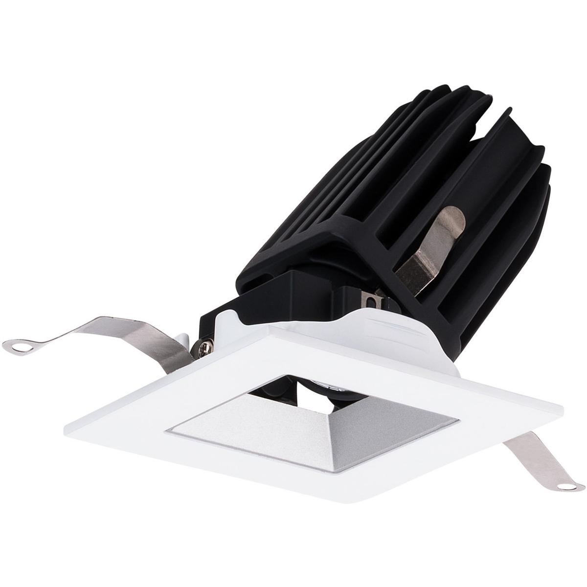 WAC Lighting R2FSAT-935-HZWT FQ Integrated LED Haze/White Recessed Trim in 3500K, 2" LED
