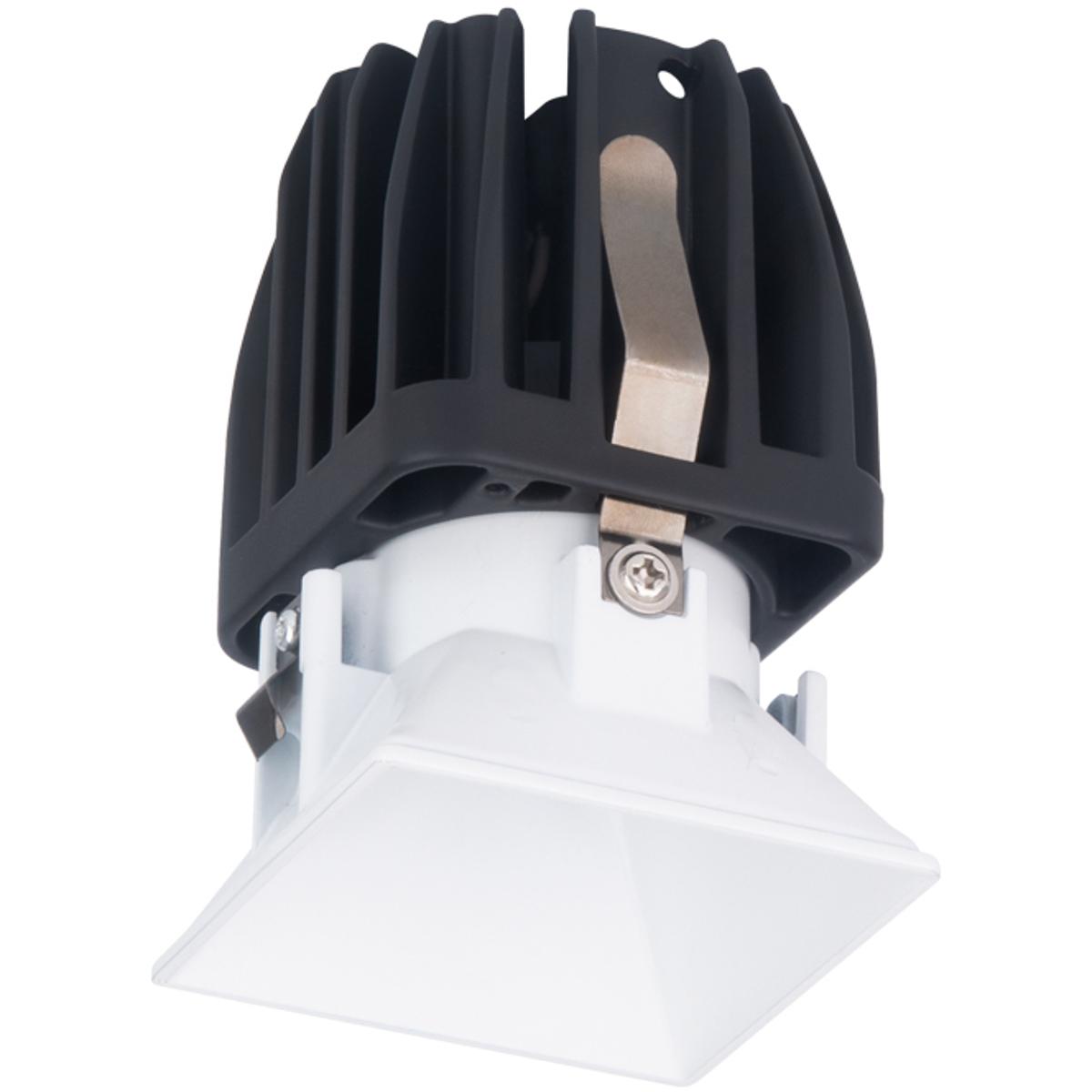 WAC Lighting R2FSD1L-WD-WT FQ Integrated LED White Recessed Trim in 1800-3000K, 2" LED