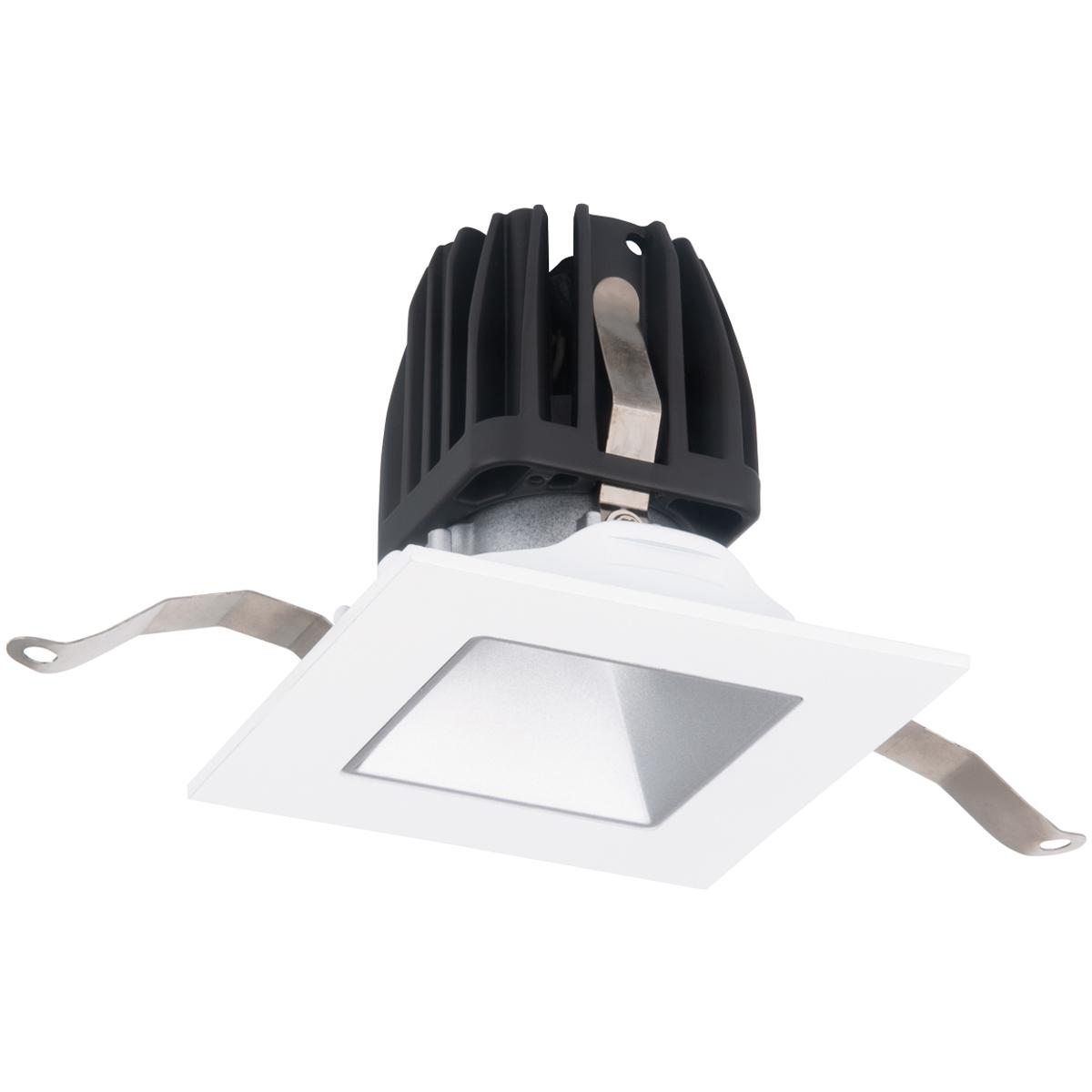 WAC Lighting R2FSD1T-WD-HZWT FQ Integrated LED Haze/White Recessed Trim in 1800-3000K, 2" LED