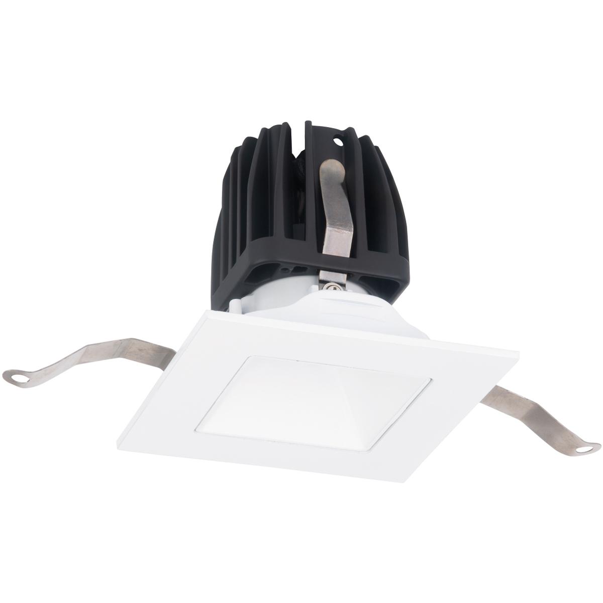 WAC Lighting R2FSD1T-WD-WT FQ Integrated LED White Recessed Trim in 1800-3000K, 2" LED