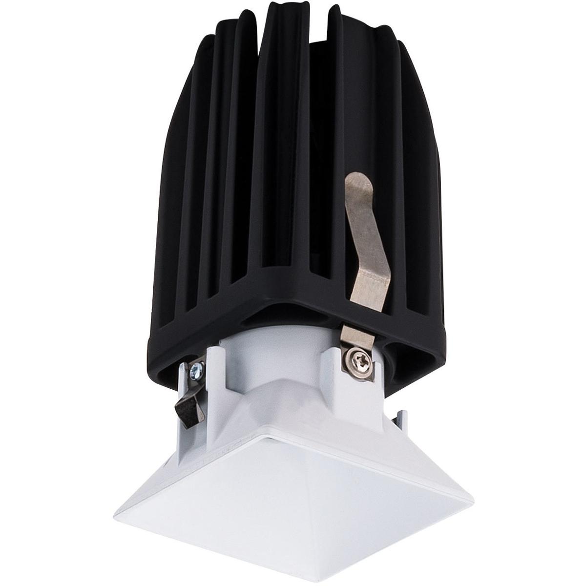 WAC Lighting R2FSDL-935-WT FQ Integrated LED White Recessed Trim in 3500K, 2" LED