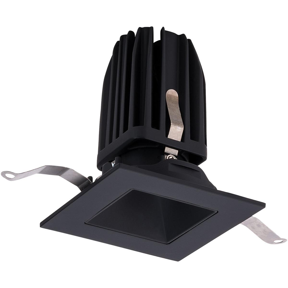 WAC Lighting R2FSDT-935-BK FQ Integrated LED Black Recessed Trim in 3500K, 2" LED