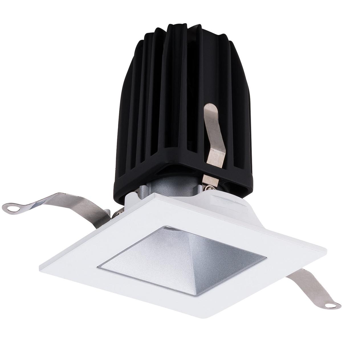 WAC Lighting R2FSDT-935-HZWT FQ Integrated LED Haze/White Recessed Trim in 3500K, 2" LED
