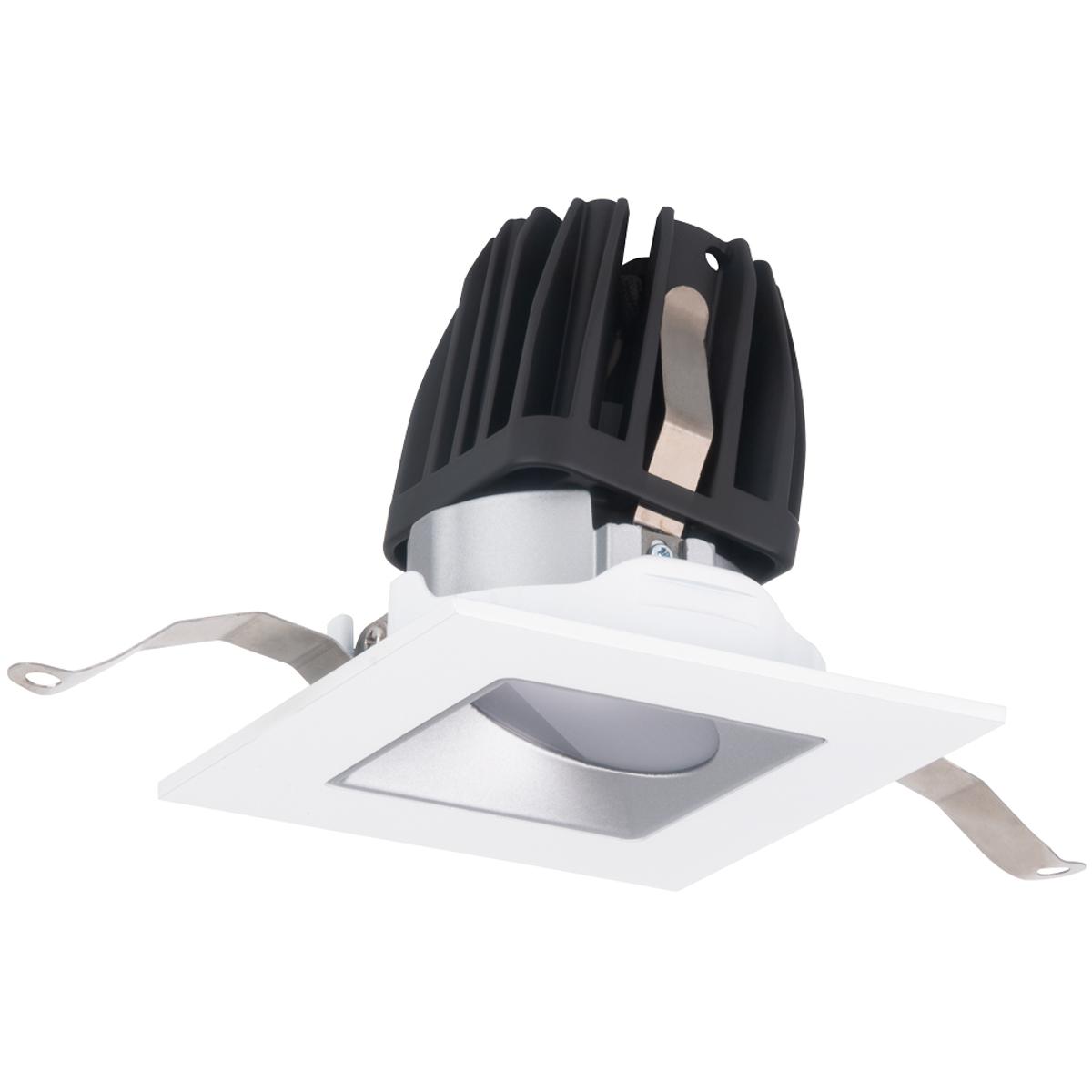 WAC Lighting R2FSW1T-WD-HZWT FQ Integrated LED Haze/White Recessed Trim in 1800-3000K, 2" LED