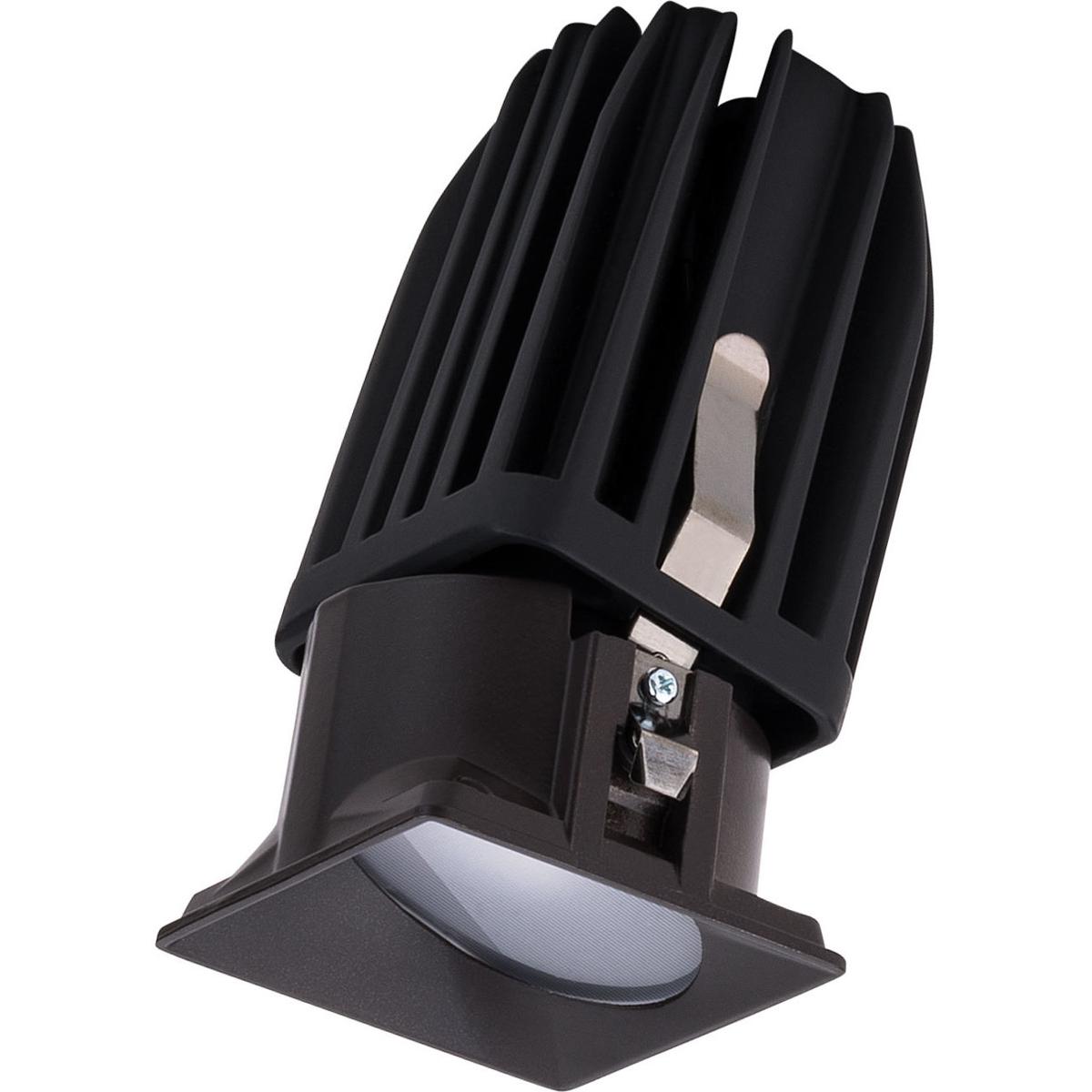 WAC Lighting R2FSWL-935-DB FQ Integrated LED Dark Bronze Recessed Trim in 3500K, 2" LED