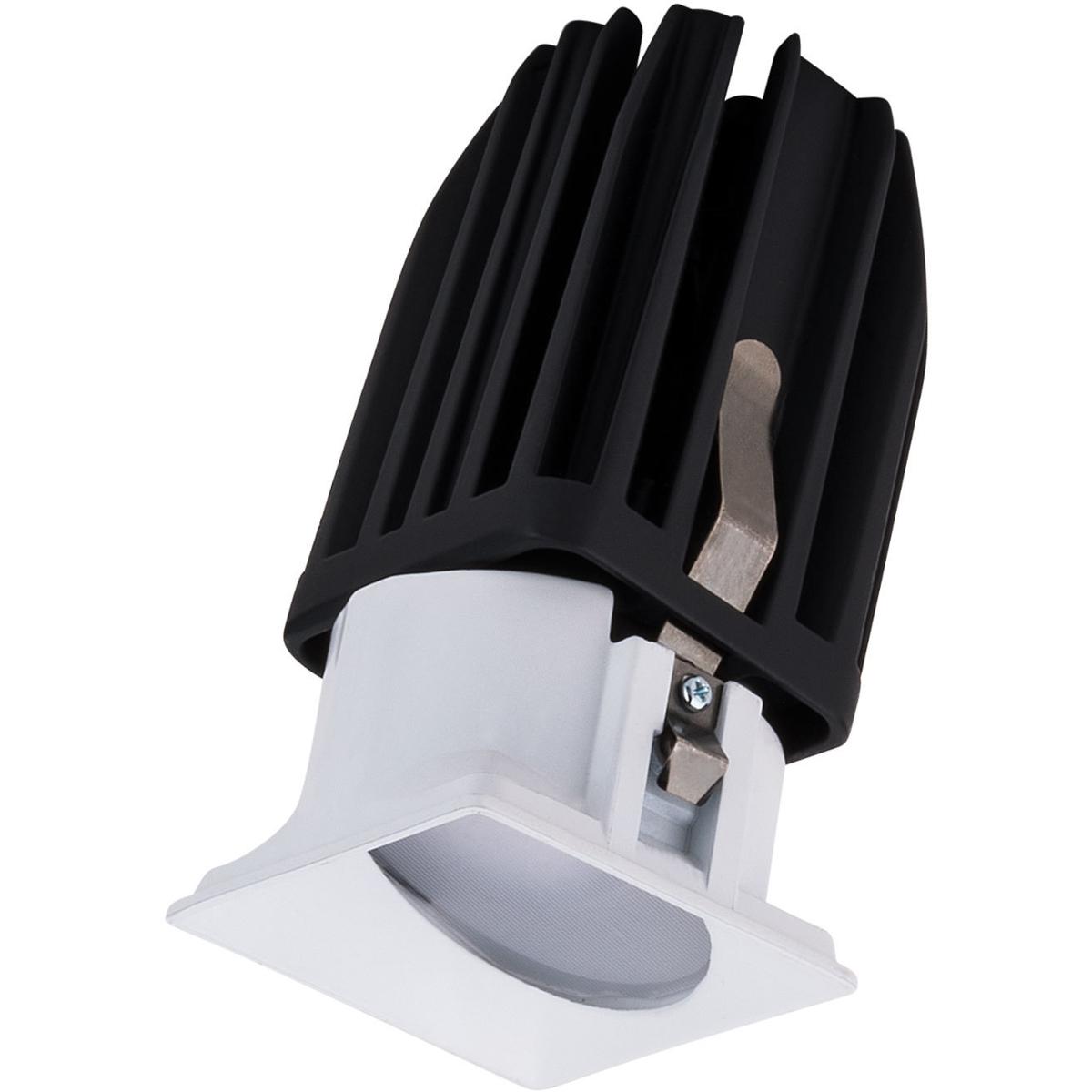 WAC Lighting R2FSWL-935-WT FQ Integrated LED White Recessed Trim in 3500K, 2" LED