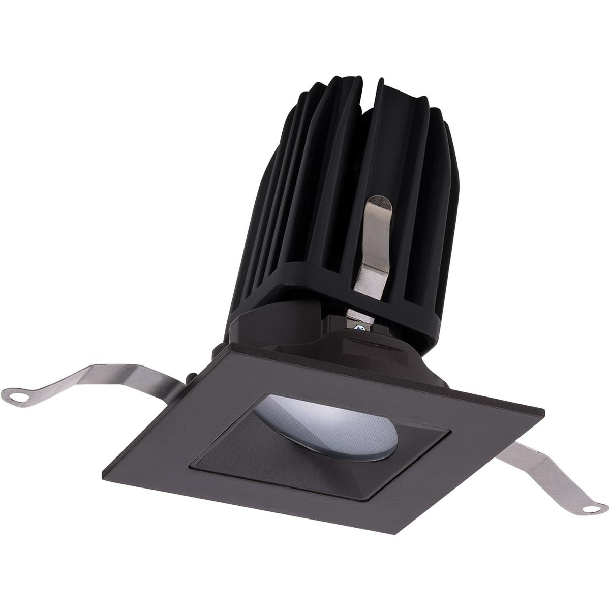 WAC Lighting R2FSWT-935-DB FQ Integrated LED Dark Bronze Recessed Trim in 3500K, 2" LED