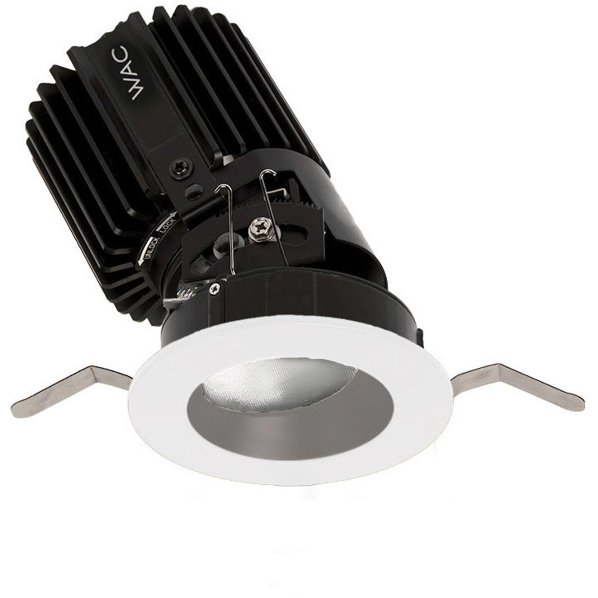 WAC Lighting R2RAT-S835-HZWT Volta LED Haze/White Recessed Lighting in Spot, 85, 3500K, Round