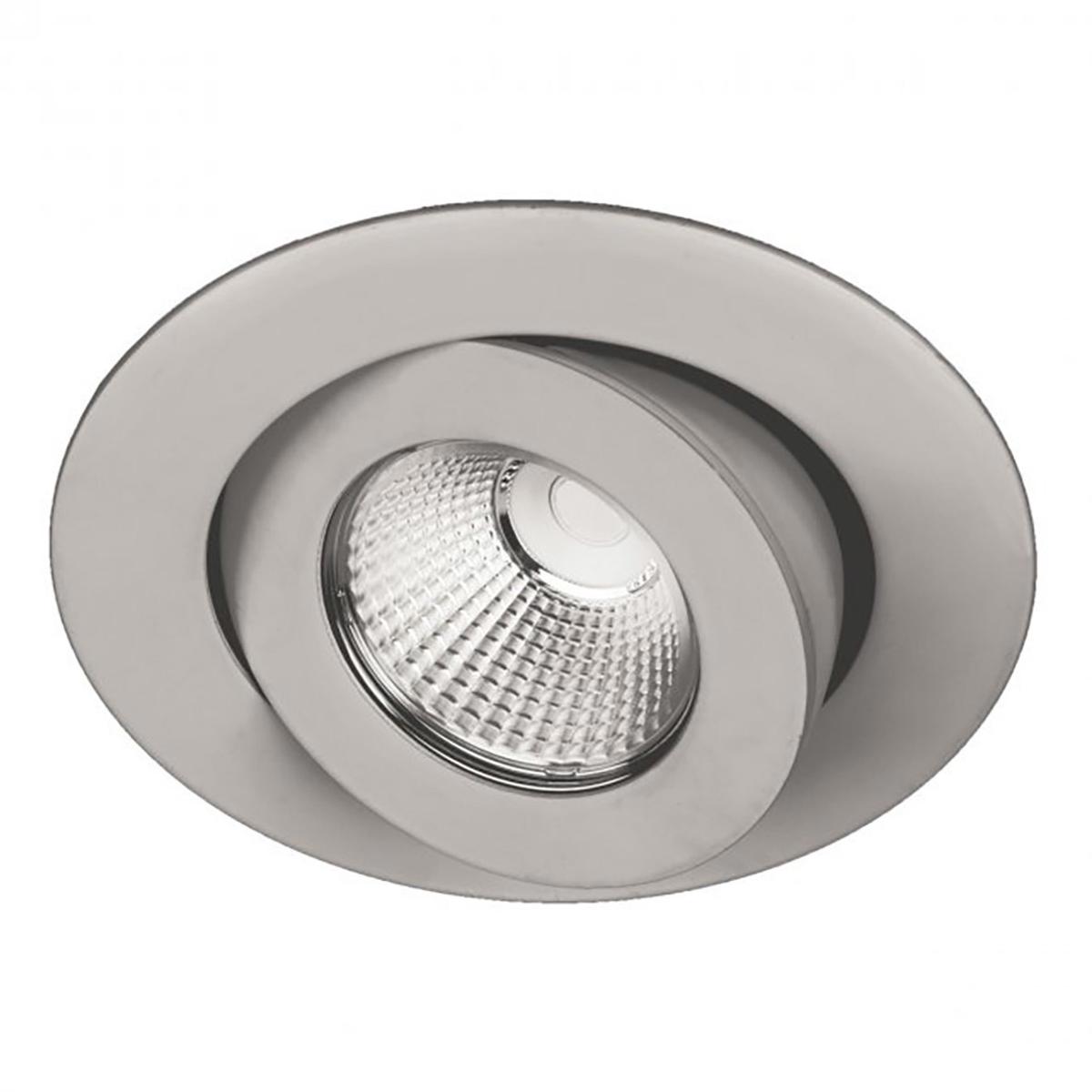 WAC Lighting R3BRA-F930-BN Ocularc LED Brushed Nickel Recessed Lighting in Flood, 3000K