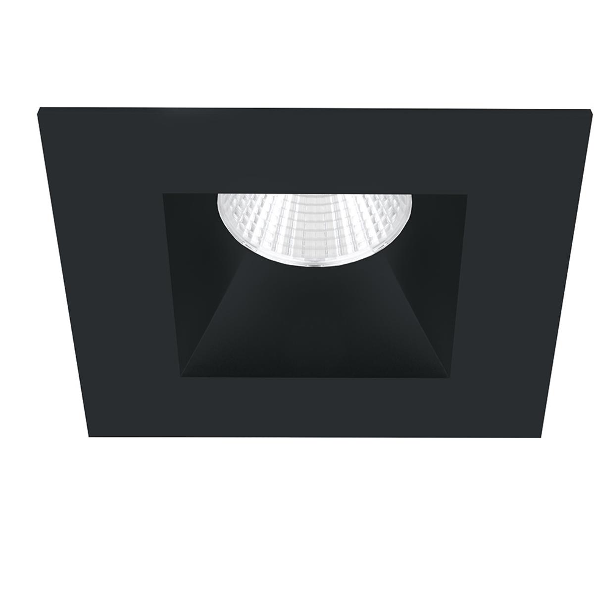 WAC Lighting R3BSD-SWD-BK Ocularc Black Recessed Lighting in Spot, Warm Dim, Square