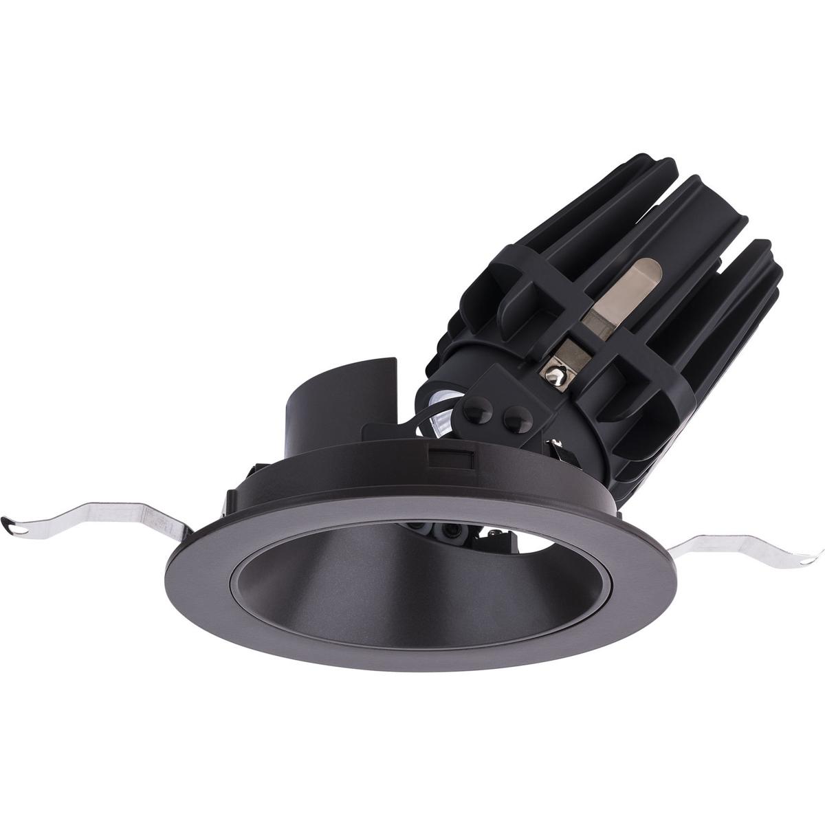 WAC Lighting R4FRAT-935-DB FQ Integrated LED Dark Bronze Recessed Trim in 3500K, 4" LED