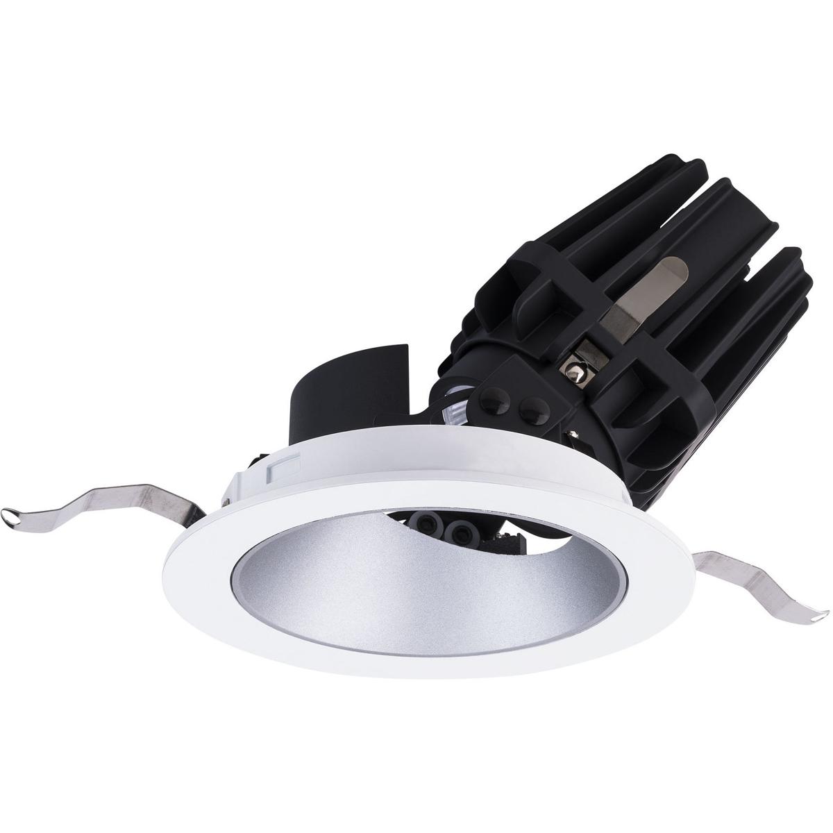 WAC Lighting R4FRAT-935-HZWT FQ Integrated LED Haze/White Recessed Trim in 3500K, 4" LED