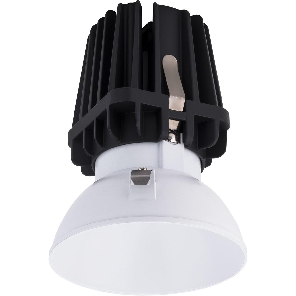 WAC Lighting R4FRDL-935-WT FQ Integrated LED White Recessed Trim in 3500K, 4" LED