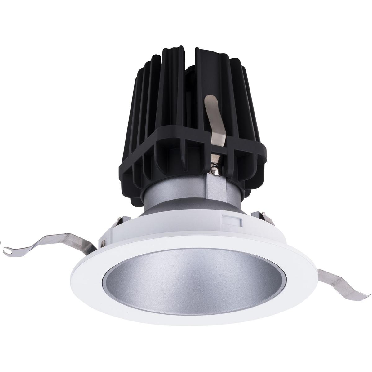 WAC Lighting R4FRDT-935-HZWT FQ Integrated LED Haze/White Recessed Trim in 3500K, 4" LED
