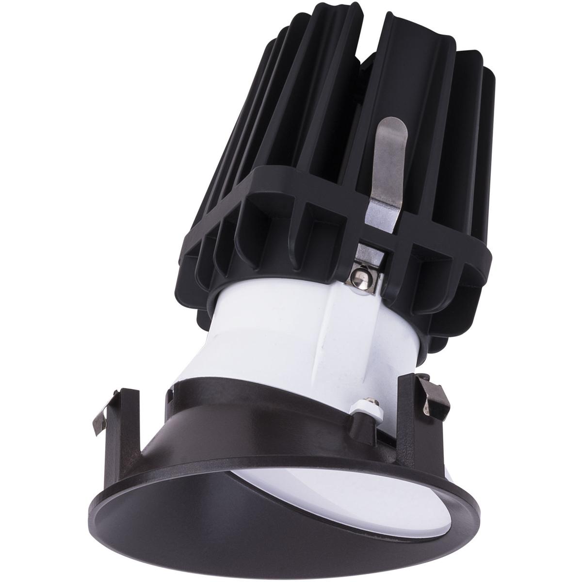 WAC Lighting R4FRWL-935-DB FQ Integrated LED Dark Bronze Recessed Trim in 3500K, 4" LED