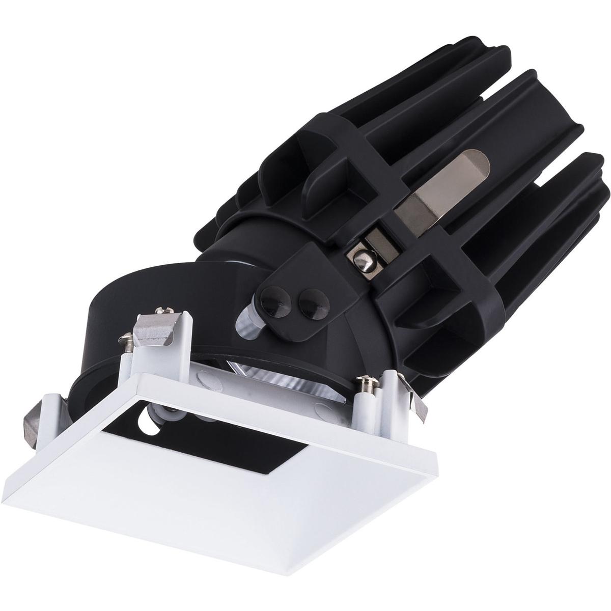 WAC Lighting R4FSAL-935-WT FQ Integrated LED White Recessed Trim in 3500K, 4" LED
