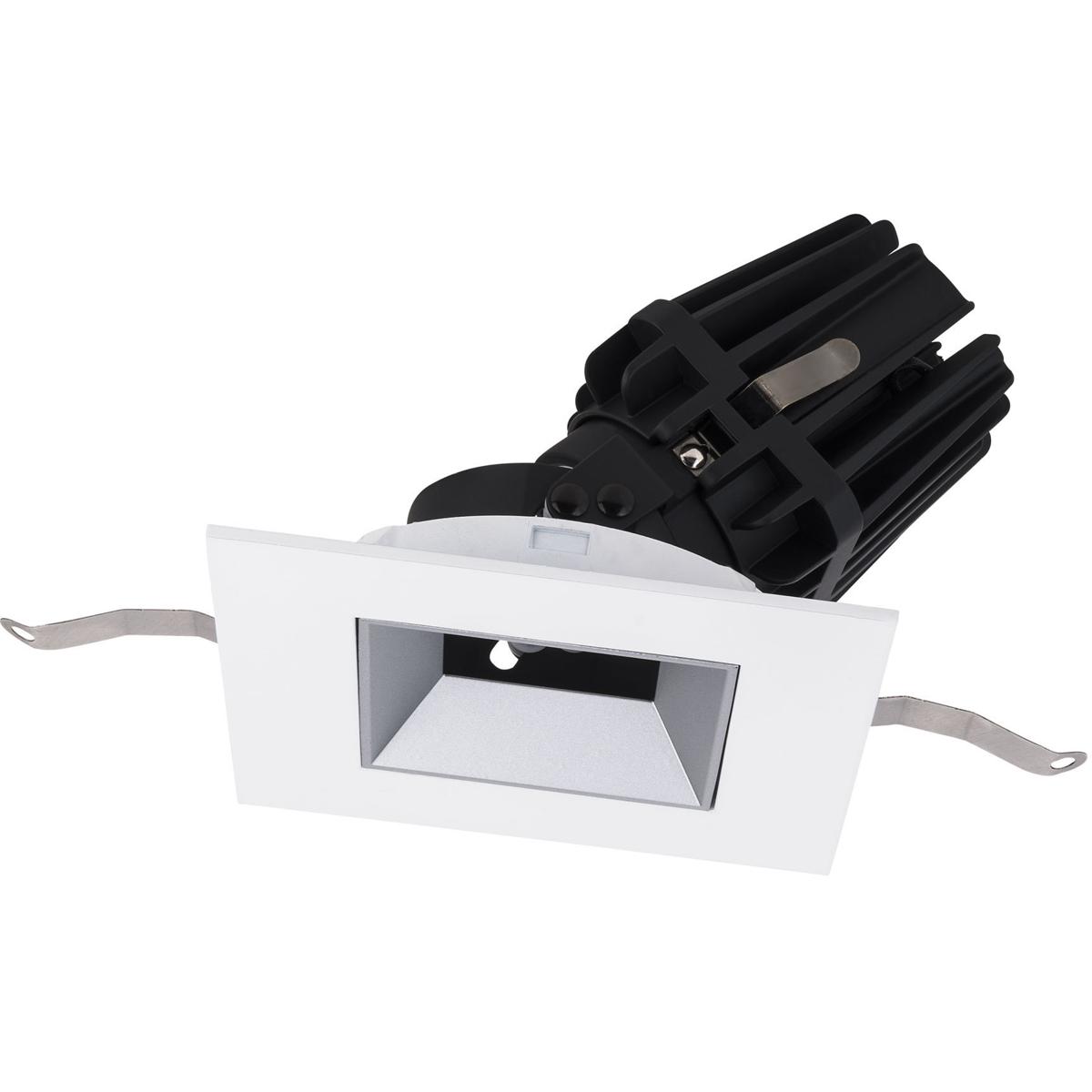 WAC Lighting R4FSAT-935-HZWT FQ Integrated LED Haze/White Recessed Trim in 3500K, 4" LED