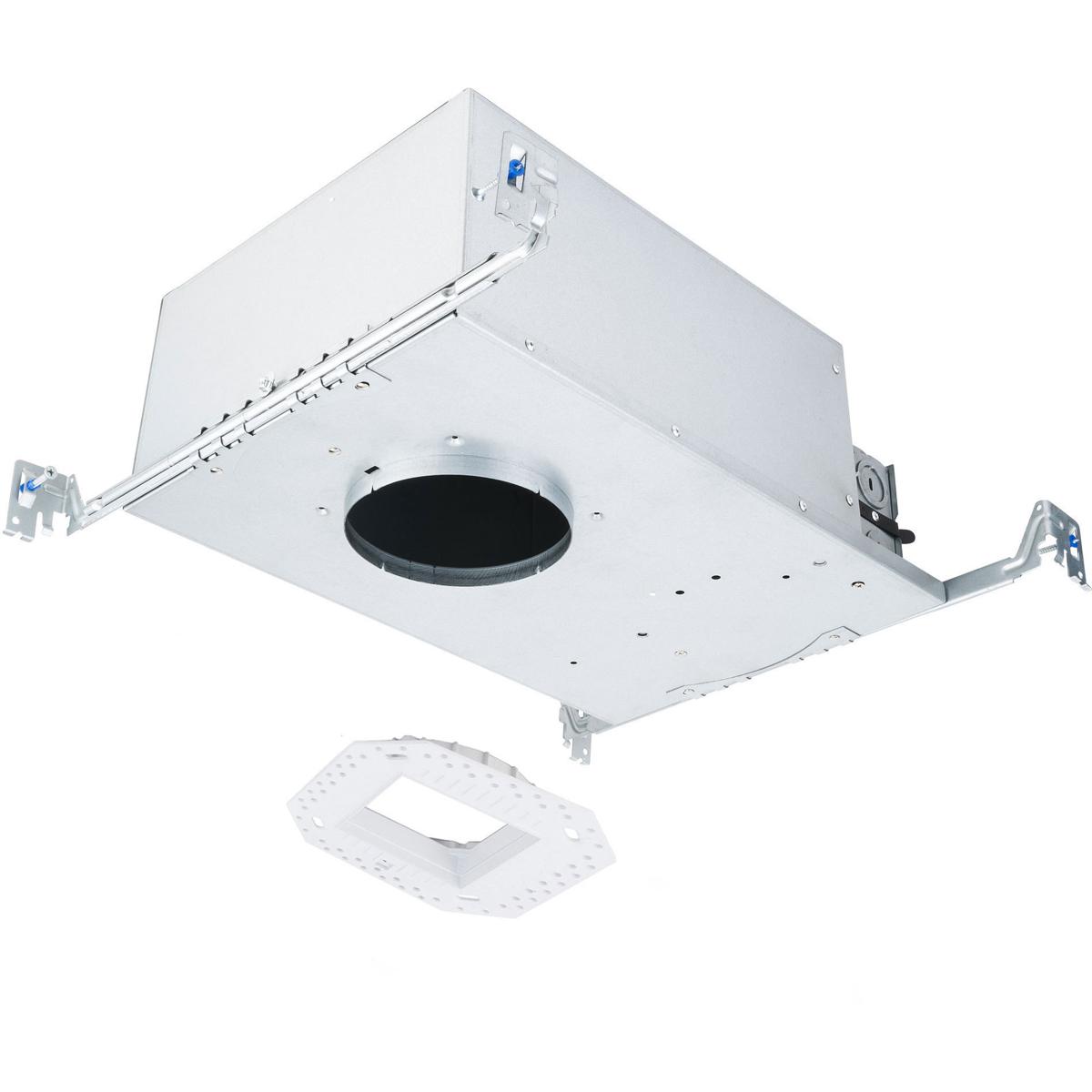WAC Lighting R4FSNL-1 FQ Integrated LED Galvanized Steel Recessed Housing, 4" Housing