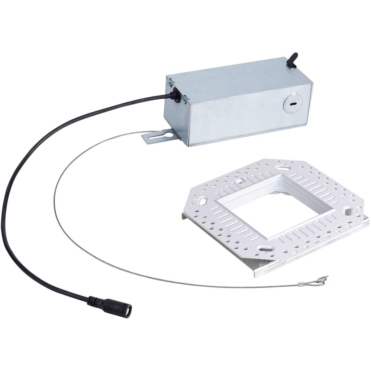 WAC Lighting R4FSRL-1 FQ Integrated LED Galvanized Steel Recessed Housing, 4" Housing