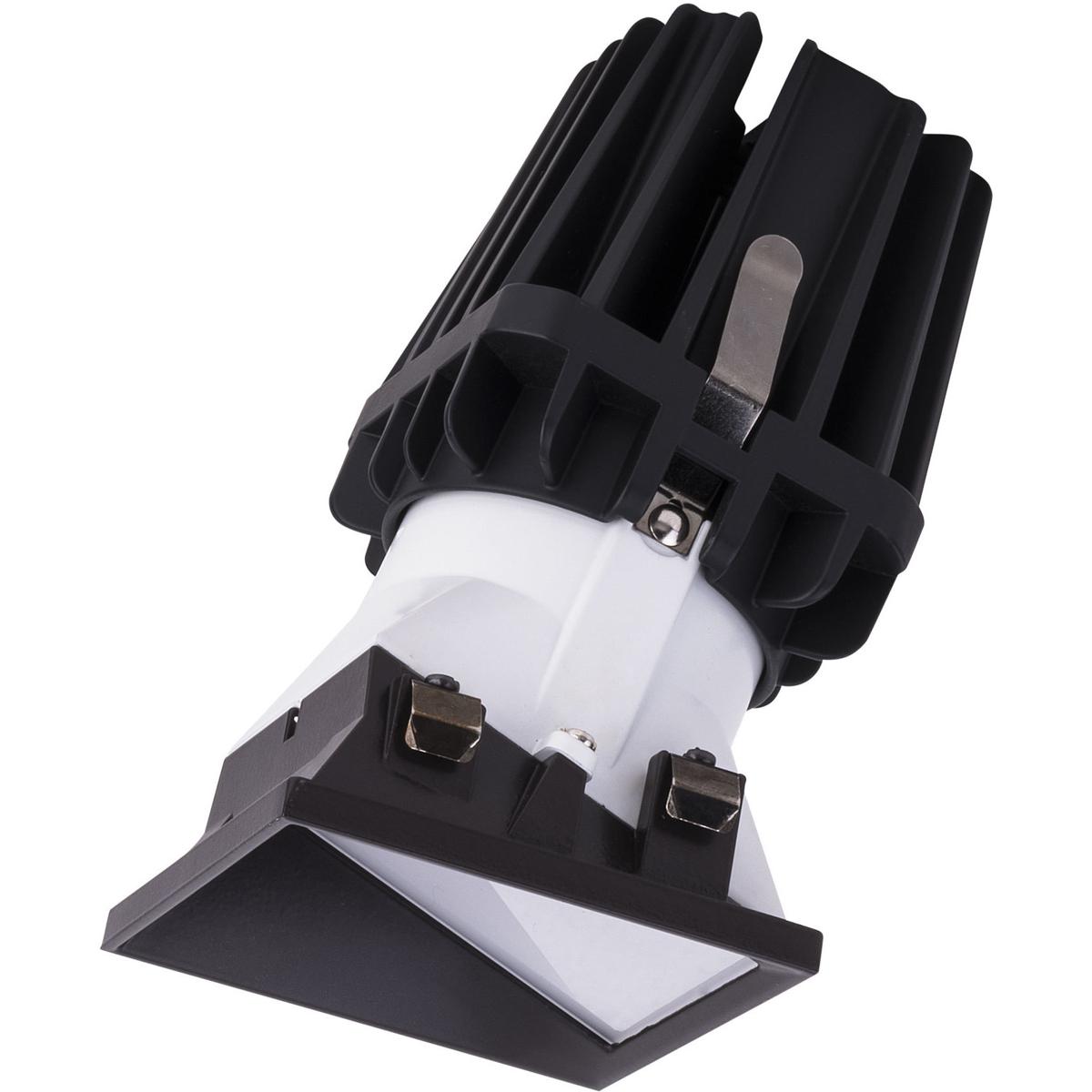 WAC Lighting R4FSWL-935-DB FQ Integrated LED Dark Bronze Recessed Trim in 3500K, 4" LED